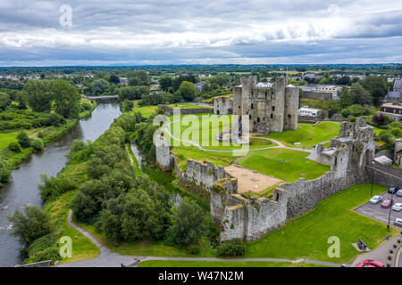 Le Château de Trim est un château normand sur la rive sud de la rivière Boyne, en garniture, comté de Meath, en Irlande. Banque D'Images