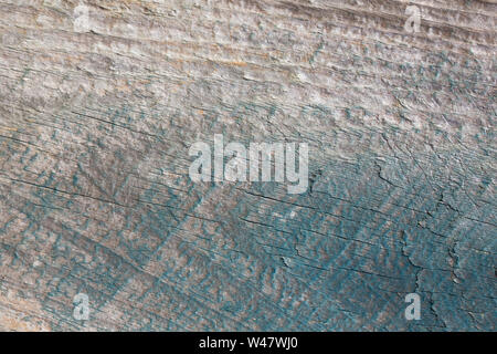 Teal Weathered Wood Banque D'Images