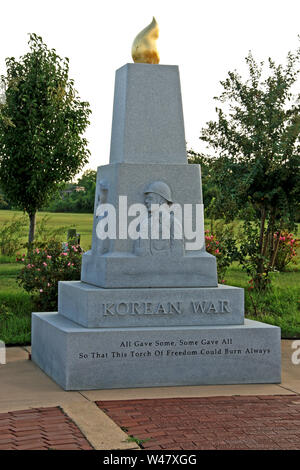 Monument de la guerre de Corée Mobile en Alabama Banque D'Images