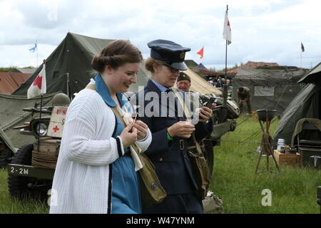 6 juillet 2019 Guerre Bradford-Yorkshire Week-end Banque D'Images