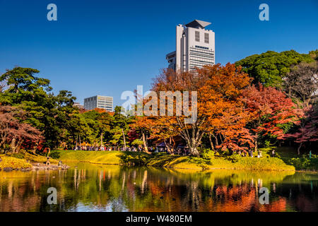 Koishikawa-Korakuen est un dix-septième siècle dans le jardin japonais jardin Koishikawa, Bunkyo, Tokyo, région du Kanto, l'île de Honshu, Japon Banque D'Images