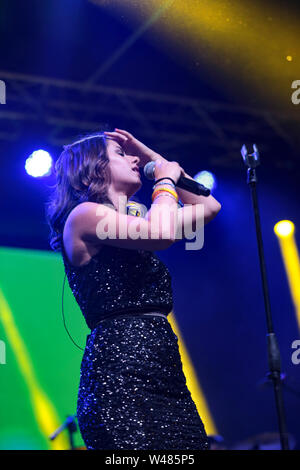 L'Italie. 20 juillet, 2019. Federica Carta a Porta di Roma Live 2019 à Rome. Credit : Daniela Franceschelli/Pacific Press/Alamy Live News Banque D'Images