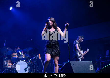 L'Italie. 20 juillet, 2019. Federica Carta a Porta di Roma Live 2019 à Rome. Credit : Daniela Franceschelli/Pacific Press/Alamy Live News Banque D'Images