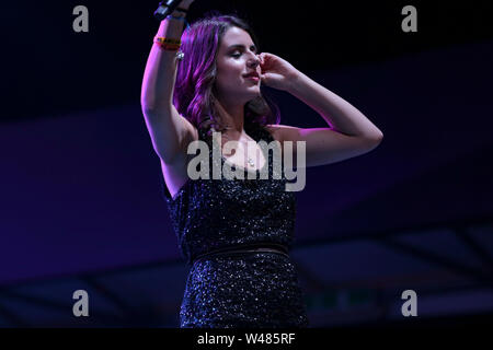 L'Italie. 20 juillet, 2019. Federica Carta a Porta di Roma Live 2019 à Rome. Credit : Daniela Franceschelli/Pacific Press/Alamy Live News Banque D'Images