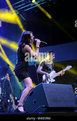 L'Italie. 20 juillet, 2019. Federica Carta a Porta di Roma Live 2019 à Rome. Credit : Daniela Franceschelli/Pacific Press/Alamy Live News Banque D'Images