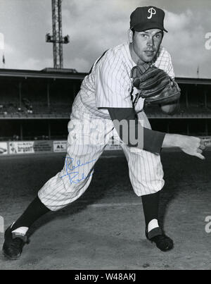 Baseball Star Robin Roberts avec les Phillies de Philadelphie vers 1950 Banque D'Images