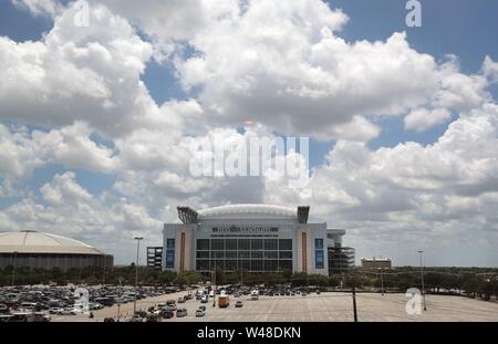 Houston, USA. 20 juillet, 2019. firo : 20.07.2019 Football, Football : 1. Saison 2019/2020 Bundesliga, Real Madrid, Test, Test Match, Match amical contre le FC Bayern Munich Munich, Audi tournée d'été USA 2019, Coupe des Champions internationaux Sommaire, Sommaire, Stadium, stade sommaire, NRG Stadium, Houston Texas | Conditions de crédit dans le monde entier : dpa/Alamy Live News Banque D'Images