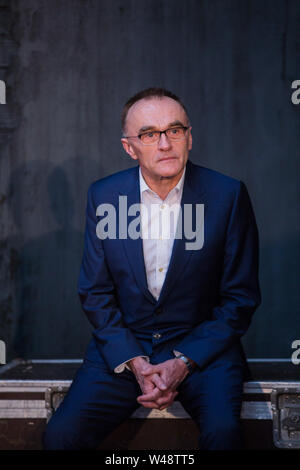 Roma - Danny Boyle s'occupe au premier ministre italien de 'T2 - Trainspotting 2' à Rome Banque D'Images