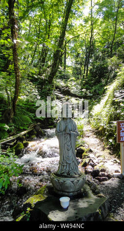 Juniko douze lacs dans la zone de montagne Shirakami-Sanchi. Site du patrimoine mondial de l'UNESCO dans la région de Tohoku. La Préfecture d'Aomori, Japon Banque D'Images