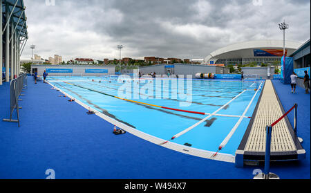 11 juillet 2019 Gwangju, Corée du Sud 18e Championnat mondial de la FINA Gwangju Corée du Sud 11/07/2019 lieux 18e Championnat mondial de la FINA Centre aquatique de l'Université de Nambu Banque D'Images