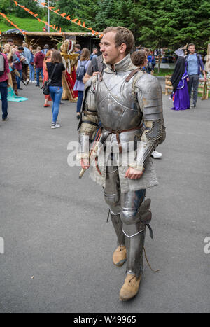 VLADIVOSTOK, Russie - le 20 juillet 2019 : Festival sur le jeu et une série de livres série Witcher. Banque D'Images