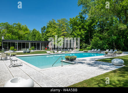 L'extérieur de l'Epstein house conçu par Tony Grunsfeld Banque D'Images