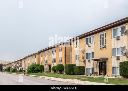 Polish Appartements à River Grove Banque D'Images