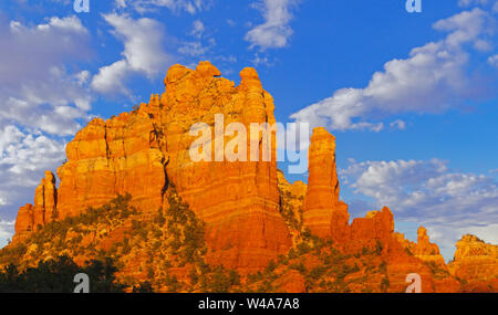 Les clochers de Sedona Red Rock Banque D'Images