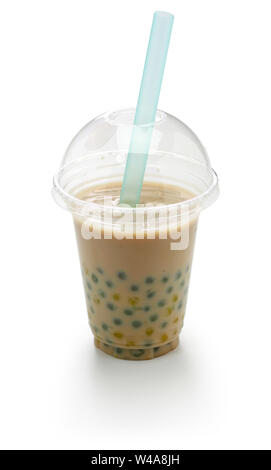 Des boissons, thé lait tapioca Banque D'Images