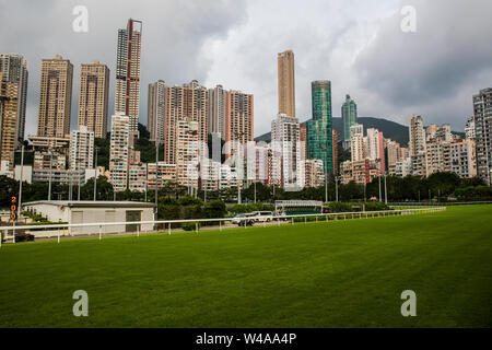 Hippodrome Happy Valley Hong Kong Banque D'Images