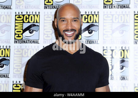 Henry Simmons au Photocall pour l'ABC TV series 'Merveille des agents du SHIELD' au San Diego Comic-Con 2019 International à l'hôtel Hilton Bayfront Hotel. San Diego, 19.07.2019 | Le monde d'utilisation Banque D'Images