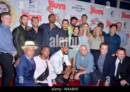 San Diego, USA. 19 juillet, 2019. 'Les garçons' cast et l'équipage à la première mondiale de l'Amazone Video TV série 'Les garçons' au San Diego Comic-Con 2019 International dans l'Amazone. San Diego, 19.07.2019 | Conditions de crédit dans le monde entier : dpa/Alamy Live News Banque D'Images