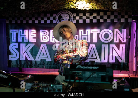 Le Brighton Ska Train à Volks discothèque Brighton Banque D'Images