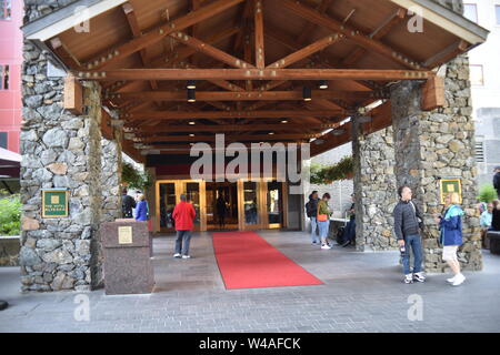 Girdwood, AK. États-unis, 21 juin 2019. L'Hotel Alyeska est vraiment une grande dame. Si vos plaisirs sont des restaurants raffinés, de classe mondiale, le ski de neige Banque D'Images