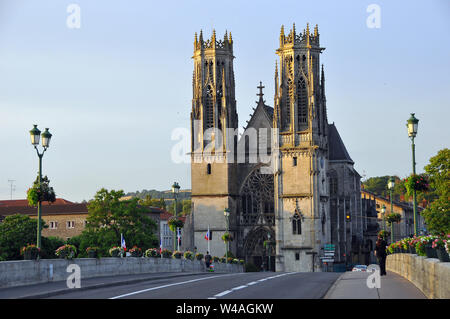 L'église St Martin, Église Saint-Martin, Pont-à-Mousson, France, Europe Banque D'Images