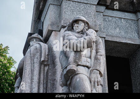 Monument commémoratif de guerre, Verbania Pallanza, Piémont, Italie Banque D'Images