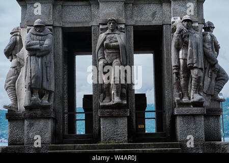 Monument commémoratif de guerre, Verbania Pallanza, Piémont, Italie Banque D'Images