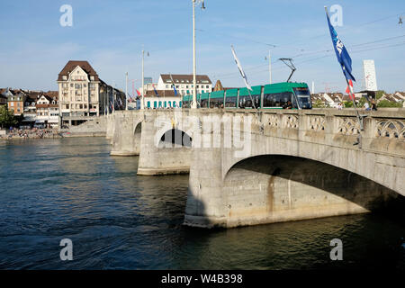 Une vue générale de la région du pont de Bâle, Suisse Banque D'Images