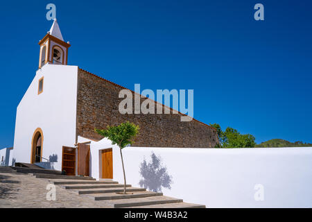 Ibiza Sant Joan de Labritja Eglise en Îles Baléares San Juan Bautista Banque D'Images