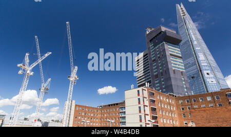 Guy's Hospital cancer center en construction Banque D'Images