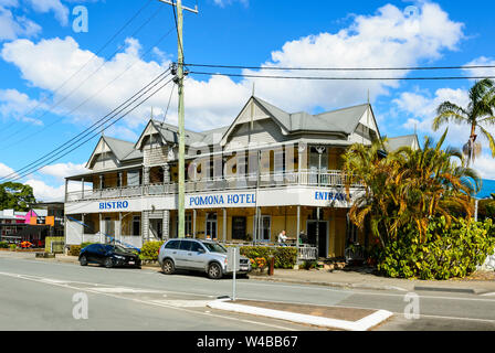 Pomona est un pub rural dans l'arrière-pays, Sunshine Coast, Queensland, Queensland, Australie Banque D'Images