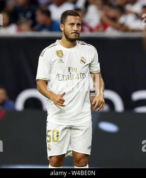 Houston, USA. 21 juillet, 2019. firo : 20.07.2019 Fuvuball, Football : 1. Saison 2019/2020 Bundesliga, Real Madrid, Test, Test Match, Match amical, contre le Bayern Munich Munich FCB, Audi tournée d'été USA, International Champions Cup 1 : 3 Danger réel Eden, le geste, le geste, l'utilisation de crédit dans le monde entier | : dpa/Alamy Live News Banque D'Images