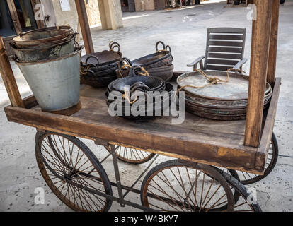 Vieux jouets arabe comme une exposition historique. Banque D'Images