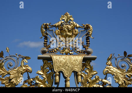 Portes ornées de fer forgé par Jean Tigou 1690. Le Palais de Hampton Court, Hampton Court, East Molesey, Surrey. UK Banque D'Images