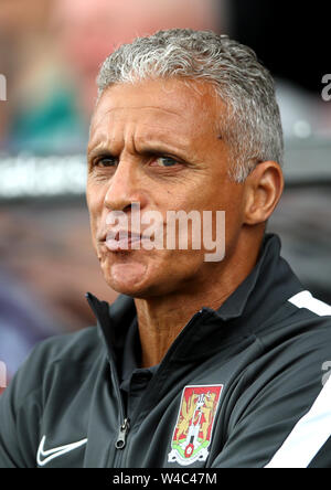 Northampton Town manager Keith Curle Banque D'Images