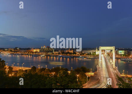 Pont Elisabeth, Budapest Banque D'Images