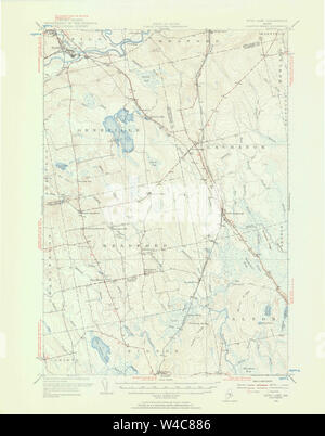 Carte historique de la USGS Maine Lac Boyd 3064841955 Restauration 62500 Banque D'Images