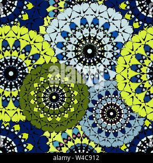 The Mandala tribal motif transparent transparent vintage Illustration de Vecteur