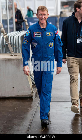 Tim Peake, astronaute britannique Timothy Peake. Photographié à la Royal International Air Tattoo à Fairford de la RAF dans le Gloucestershire, Royaume-Uni. Banque D'Images