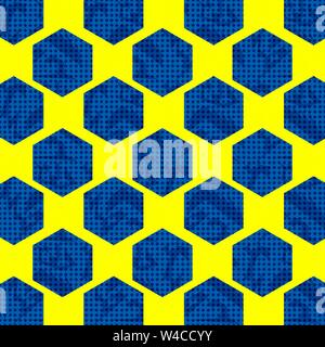 Polygones foncé sur fond jaune vector illustration Illustration de Vecteur