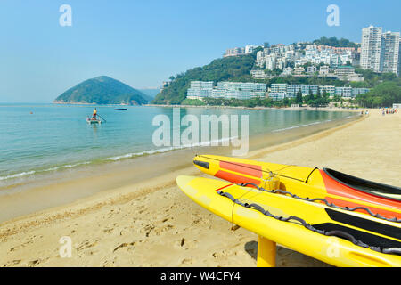 Vue de la plage de Repulse Bay, dans le sud de l'île de Hong Kong Banque D'Images