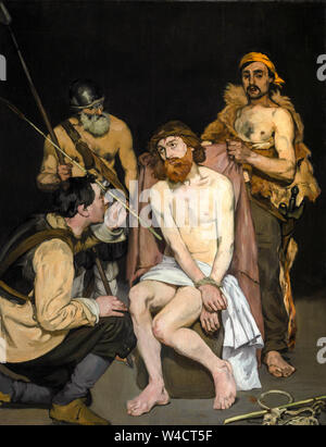 Edouard Manet, Jésus raillé par les soldats, peinture, 1865 Banque D'Images