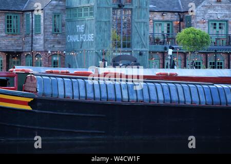 La photographie du Canal de Birmingham England Banque D'Images