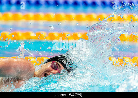 22 juillet 2019 Gwangju, Corée du Sud 18 Championnats du monde de la FINA DOVGALYUK Mikhail RUS RUSSIE Gwangju Corée du Sud 22/07/2019 natation Homme sur 200 m Freestyle 18 Championnats du monde de la FINA Aquatics Centre universitaire de Nambu Banque D'Images