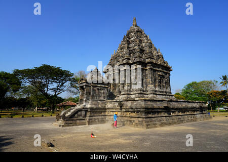 Bubrah temple est situé dans la zone touristique de Prambanan, Indonésie Banque D'Images