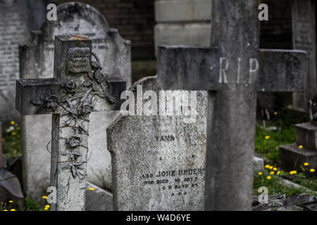 Cimetière de Brompton Open Day. L'un des Magnificent Seven' cimetières de Londres, Angleterre, Royaume-Uni Banque D'Images