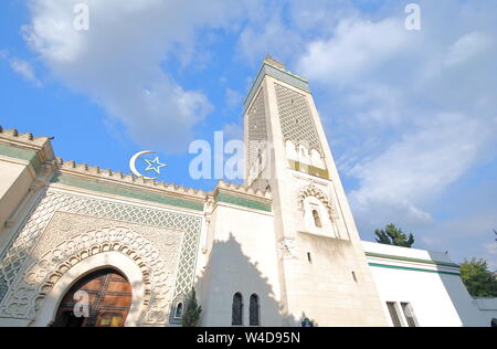 Grande Mosquée de Paris France Banque D'Images