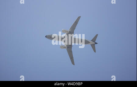 Chiang Mai, Thaïlande - 19 juillet 2019 : 60319 Sukhoi Superjet 100 de la Royal Thai Air Force. L'aéroport de Chiangmai. Banque D'Images