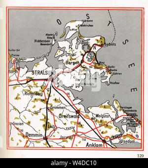 Carte de l'ex-RDA, Leipzig, 1964 Éditions Photo Stock - Alamy