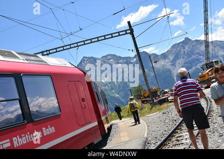 Bernina Express, Suisse Banque D'Images